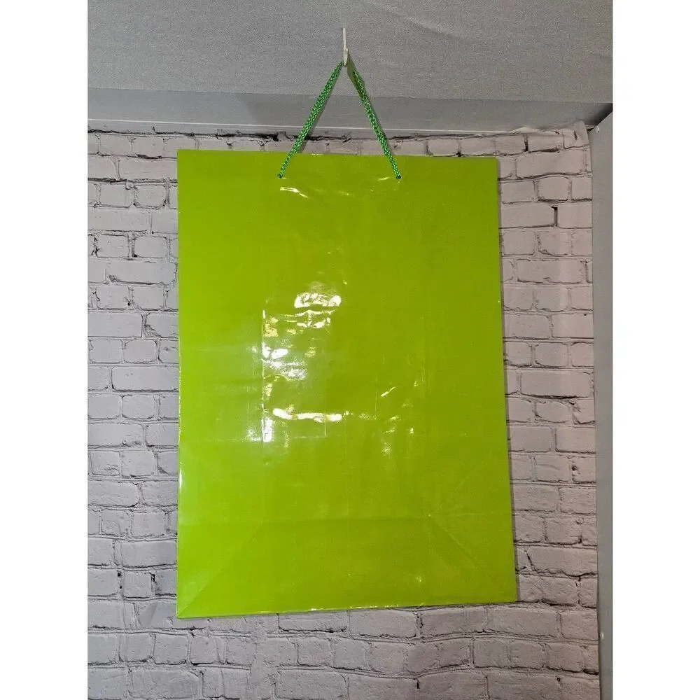 Any 20/$12 Jumbo Solid Green Party Gift Bag